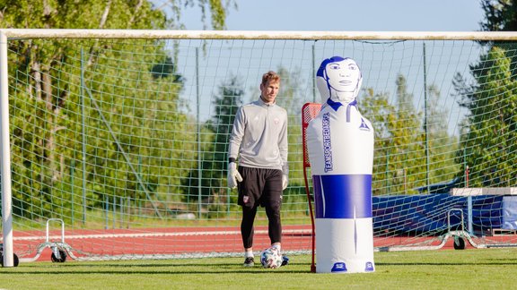 Futbols. Latvijas futbola izlases treniņš pirms jūnija spēlēm - 78