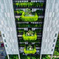 Neparasta pieczvaigžņu viesnīca Singapūrā, kas izveidota kā dārzs