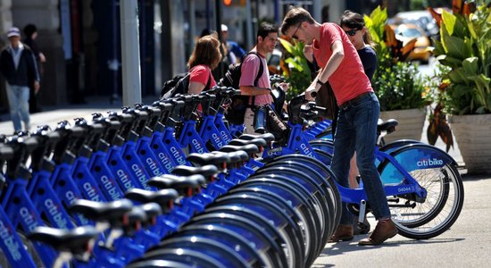 Ņujorkā sāk darboties velosipēdu koplietošanas programma