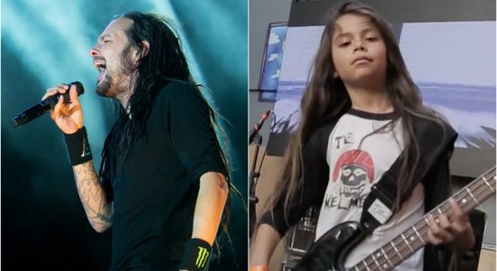 'Korn' uz turneju uzaicina 'Metallica' basista 12 gadus veco dēlu