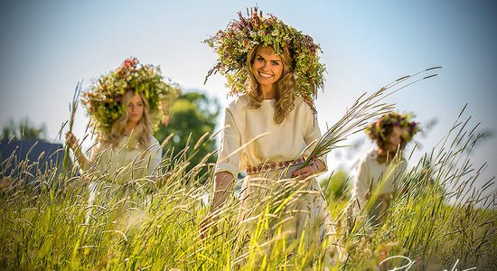 Foto: Īpaši skaists apsveikums Līgo svētkos