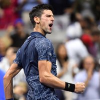 Sakari pārspēj 2019. gada 'US Open' čempioni Andresku; Džokovičs turpina bruģēt ceļu uz 'Grand Slam'