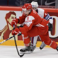 Dānijas izlase pagarinājumā pieveic Slovēnijas hokejistus
