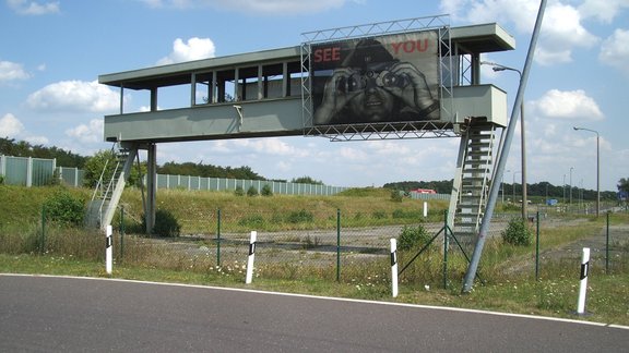 The old border crossing at Helmstedt Checkpoint Alpha