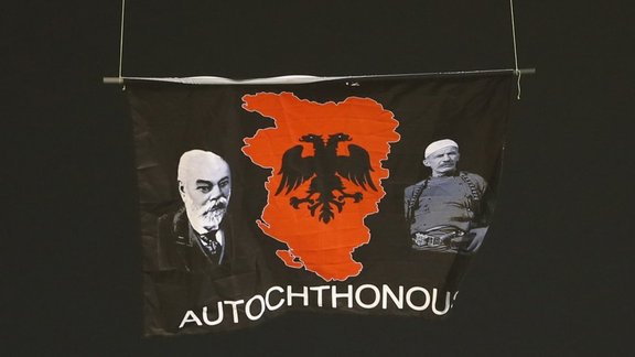 flag depicting so-called Greater Albania