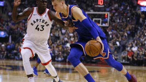 Basketbols, NBA:  Ņujorkas "Knicks" pret Toronto "Raptors"  - 1