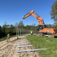 Izbūvēti jau 130 kilometri žoga uz Latvijas–Krievijas robežas