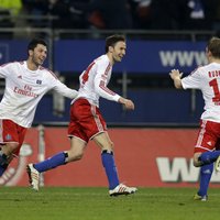 Rudņevs gūst abus HSV komandas vārtus bundeslīgas mačā pret 'Hoffenheim'