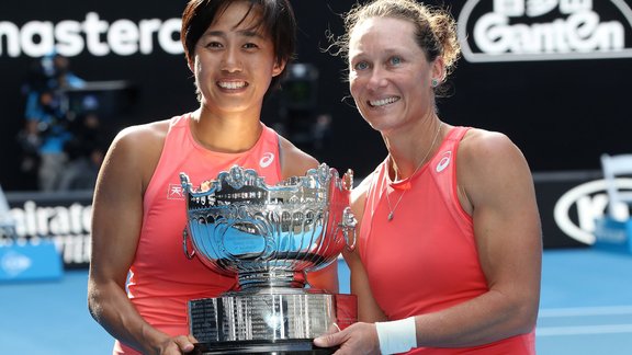 Samantha Stosur and Shuai Zhang