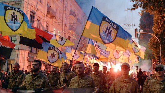 Ukrainian nationalists and Azov battalion 