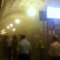 Пожар в московском метро: сотни эвакуированных, десятки пострадавших