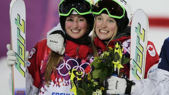 Chloe and Justine Dufour-Lapointe