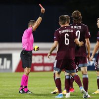 Незабитый пенальти и удаление: сборная Латвии в Лиге наций не смогла обыграть Андорру