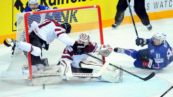 Hokejs, Pasaules čempionāts: Latvija - Francija