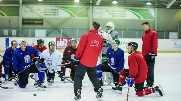 Hokejs, Latvijas U-20 hokeja izlases treniņš - 4