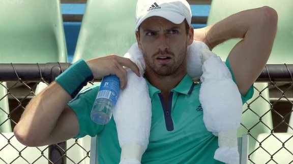 Teniss, Australian Open: Ernests Gulbis - Žeremī Šardī