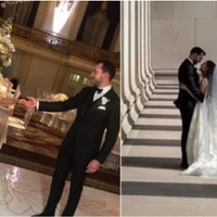 ФОТО: Латвийская звезда НХЛ Земгус Гиргенсонс женился