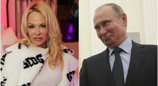 Pamela Andersone dod divdomīgu mājienu par attiecībām ar Putinu