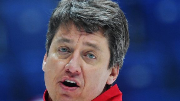 Russian team coach Harijs Vitolins