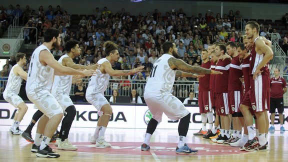 Latvijas izlases pārbaudes spēle basketbolā ar Jaunzēlandi - 2