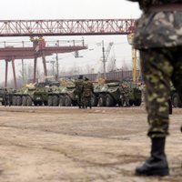 No Ļvivas izbraukusi Ukrainas militārās tehnikas kolonna