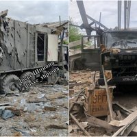 Ukrainā pirmo reizi iznīcināts Krievijas modernās S-400 sistēmas komandpunkts