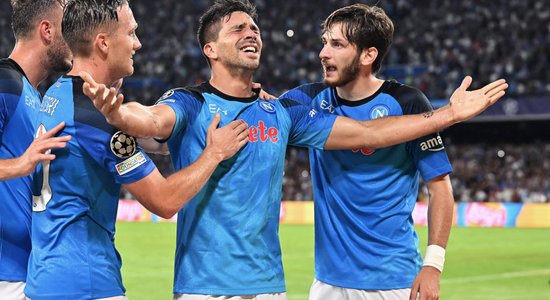 'Liverpool' piedzīvo sagrāvi mačā pret 'Napoli'