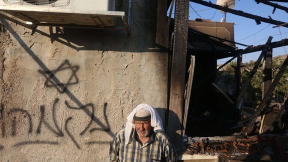 Nodedzināta palestīniešu māja Rietumkrastā - 2