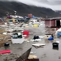Zemestrīce izraisa cunami Grenlandē