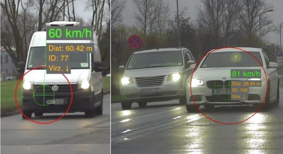 Ātruma pārkāpējus ar netrafaretiem auto tagad ķer arī Rīgas pašvaldības policija