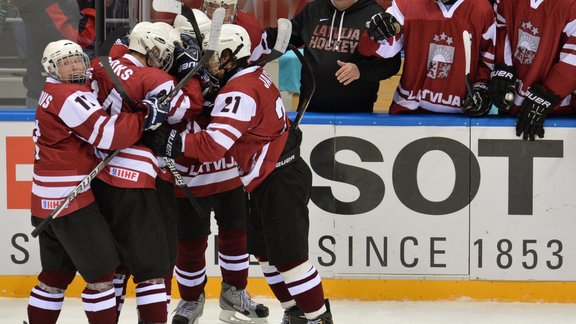 Latvijas hokeja izlase U-18 hockey Latvia team