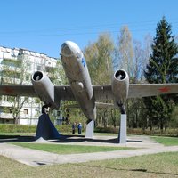 Марупский край переместит памятник — военный самолет ИЛ-28