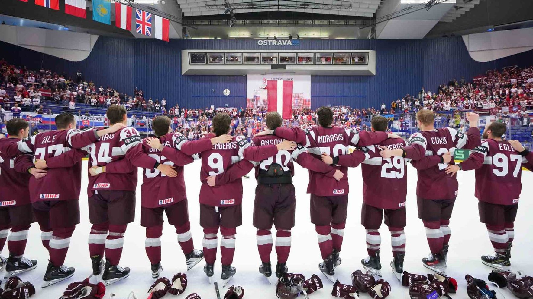 Latvijas hokeja izlasei un faniem pēc četriem gadiem būs jāmēro ceļš uz Franciju