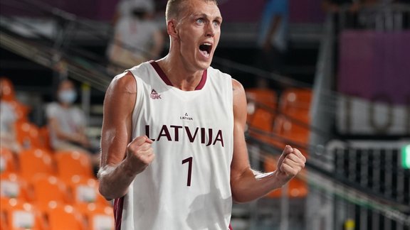 Tokijas olimpiskās spēles, 3x3 basketbols, ceturtdaļfināls: Latvija - Japāna - 41