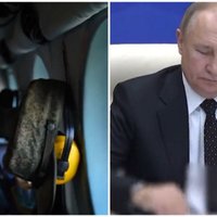 Putina un Šoigu vizītes 'karadarbības zonā' izrādās Rostovā pie Donas un Krimā