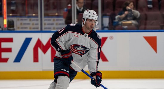 Pēc sagriešanās ar slidu 'Blue Jackets' talants Fantili nespēlēs divus mēnešus