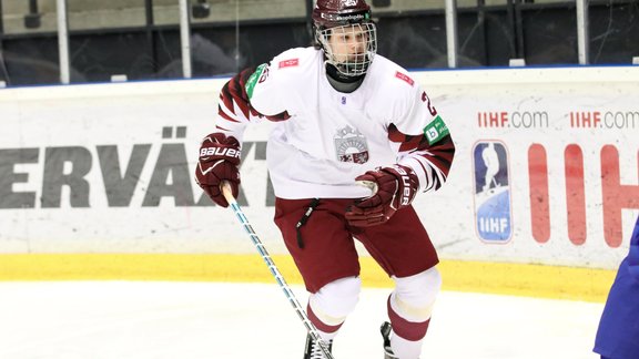 Hokejs, pasaules čempionāts U-18 izlasēm: Latvija - Zviedrija