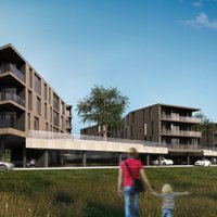 ФОТО: Эстонская компания построит девять многоквартирных домов в Межапарке