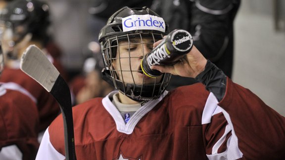 Hokejs: Latvijas U-20 izlase - Kazahstāna - 1