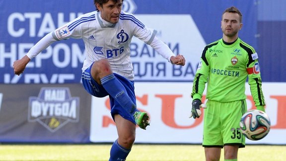 Yury Zhirkov and Igor Akinfeyev (Dinamo - CSKA)