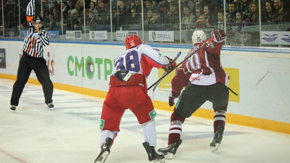 KHL spēle hokejā: Rīgas Dinamo - Maskavas CSKA - 27