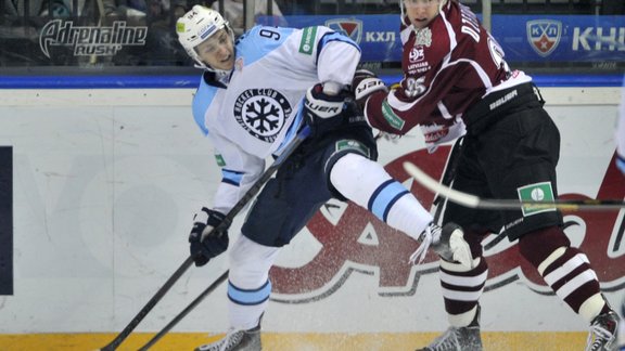 KHL spēle: Rīgas Dinamo - Novosibirskas Sibirj