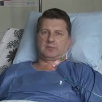 'Paldies par atbalstu!' Vējonis no slimnīcas gultas uzrunā Latviju