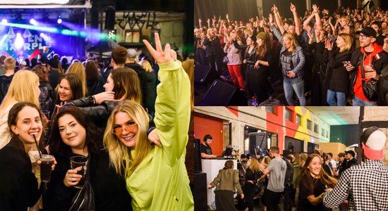 Foto: Ap 4000 jauniešu līksmo 'Ezīšfestā' Tallinas ielas kvartālā
