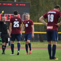 'Jelgavas' futbolisti kompensācijas laikā piekāpjas 'Riga' komandai