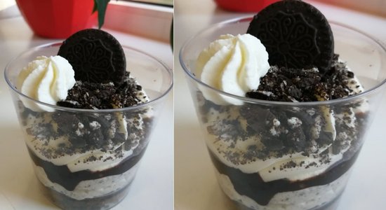 Слоёный десерт с Oreo