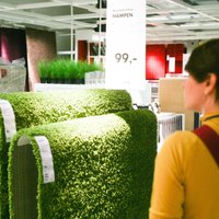 Fotoreportāža: ‘Ikea’ veikalā Viļņā būs pieejami aptuveni 10 000 mēbeļu un mājas aksesuāru