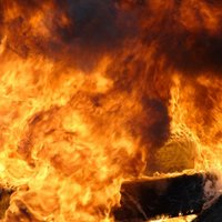 В пожаре в Риге погибли два маленьких ребенка