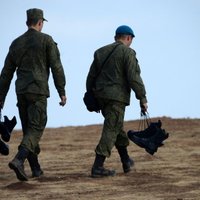 Krievijas Pleskavas apgabalā notiek gaisa desanta karaspēka mācības