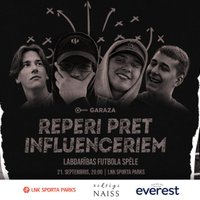 Reperi pret influenceriem – labdarības futbola spēlē vāks ziedojumus Bērnu slimnīcai